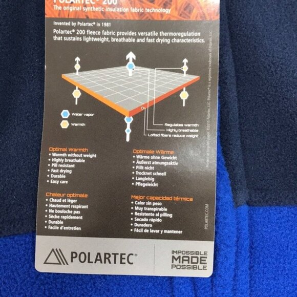 Brooks Brothers Colorblock Polar Fleece Zip Vest - Picture 7 of 8